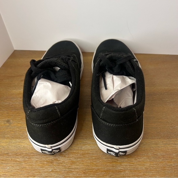 Vans Men's Athletic Low Top Textile Canvas Skate Shoes Black TB4R US 10 - Picture 5 of 8